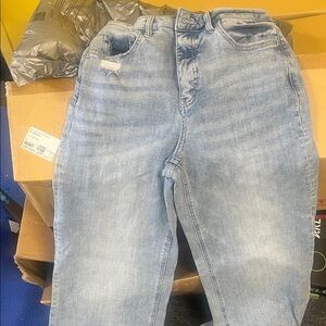 Stylish Light Blue Flare Jeans for Women